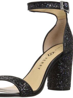 Katy Perry Collections Black Glitter Women's Heels